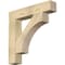 Ekena Millwork Westlake Block Rough Sawn Bracket, Douglas Fir, 6"W x 34"D x 34"H BKT06X34X34WTL05RDF - alternate 1